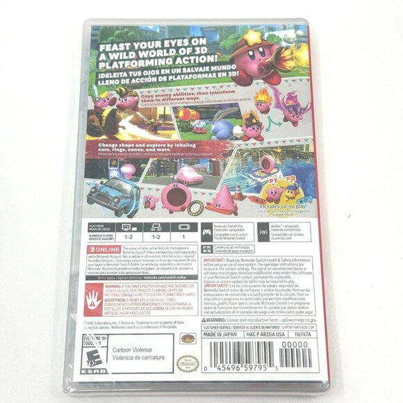 NINTENDO Switch - Kirby and the Forgotten Land Video Game - Unopened - Picture 2 of 7